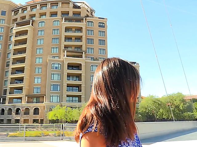 Public flashing with playful babe Chloe