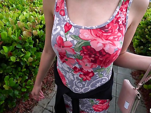 Public fuck with hairy hottie Amber Faye