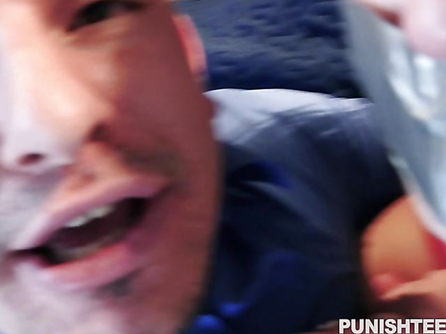 Tape gagged teen Harley Ann punished and pounded