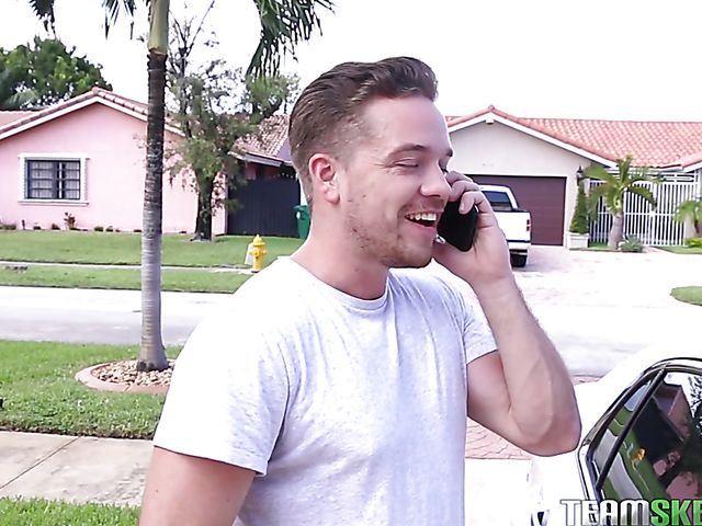 Sexy redhead Alyce Sage gets hard fucked