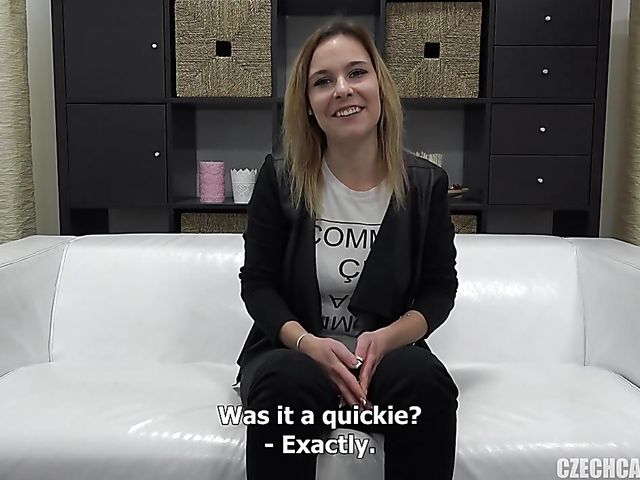 Czech cutie Petra shows off her oiled ass and tits