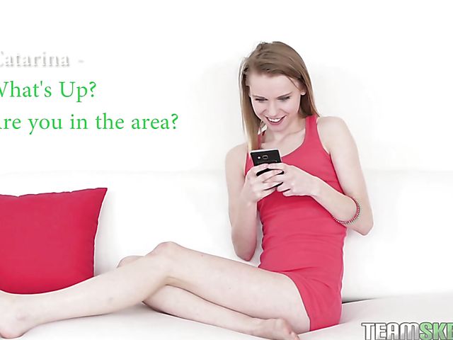 Skinny young girl Catarina Petrov wanna suck and fuck