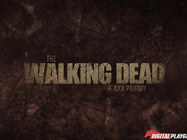 The Walking Dead interracial parody XXX with Kiki Minaj