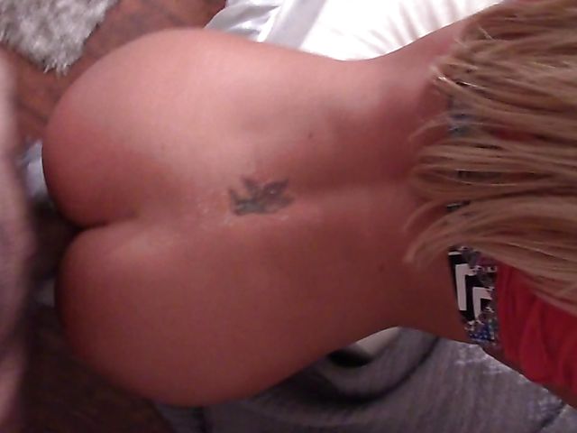 Doggy anal with blond babe Riley Steele