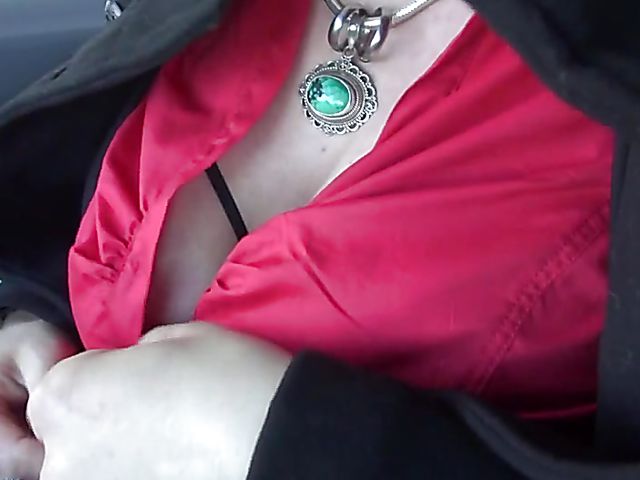 This huge tits MILF is dangerously horny