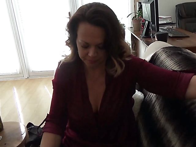 Drunk mom and son have some fun