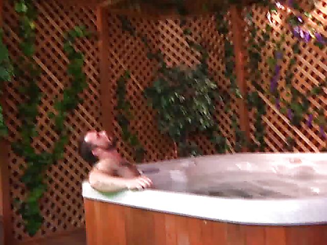 Interracial threesome with pretty teens in the jacuzzi