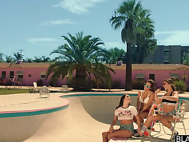 3 on 2 interracial orgy with Abella Danger and Keisha Grey