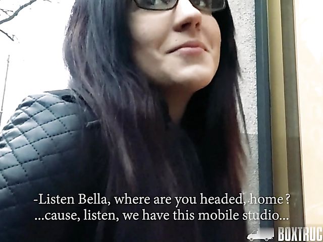 Public sex for cash with Bella Beretta
