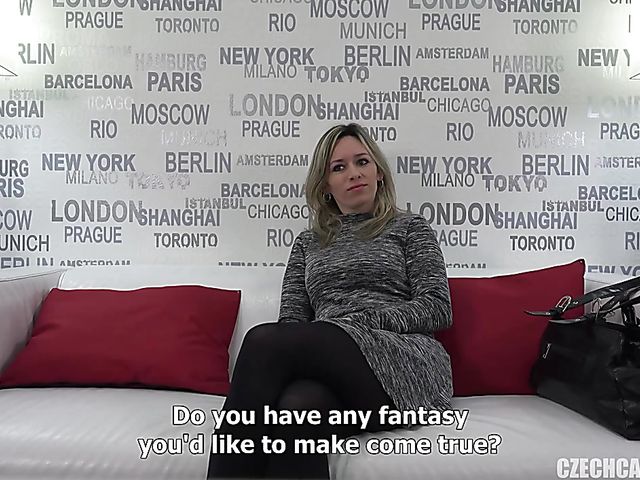 34 year old Czech MILF Jana gets screwed on casting