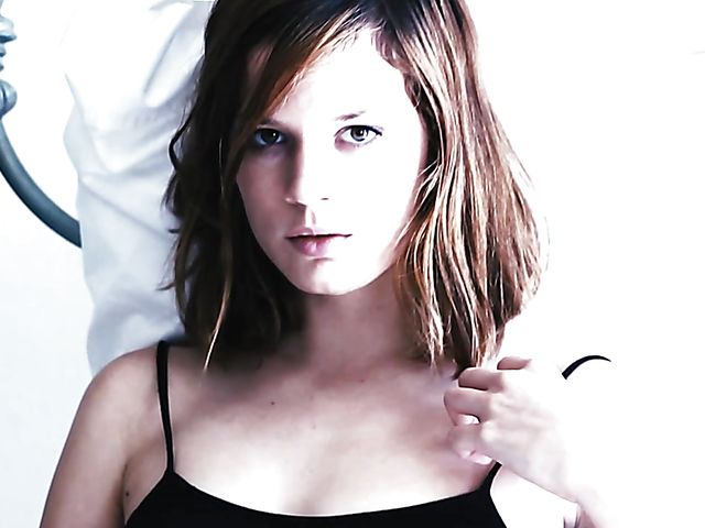 Hairy teen Noma plays with herself in boots