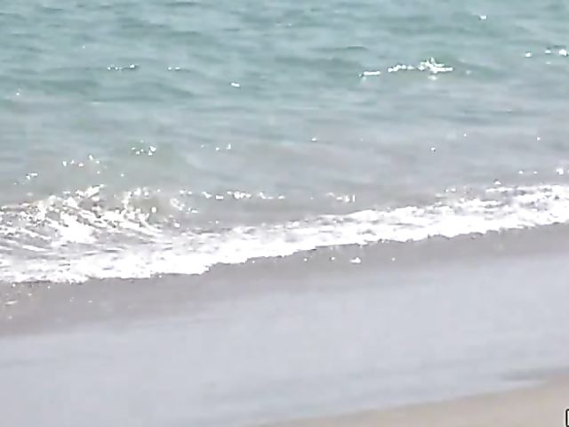 Petite teen in bikini Uma Jolie picked up at the beach and fucked