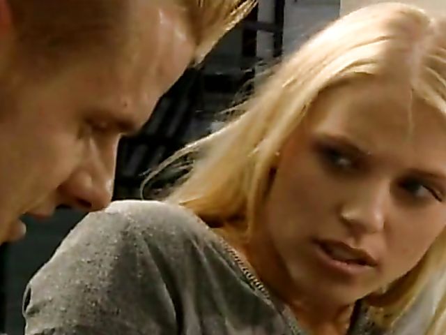 Young schoolgirl gets banged by a lucky guy