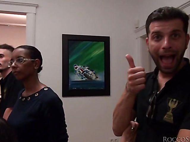 Alison Blond blow bang with Roccos friends