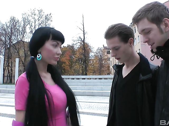 Teen DP and anal with hot roller skaters