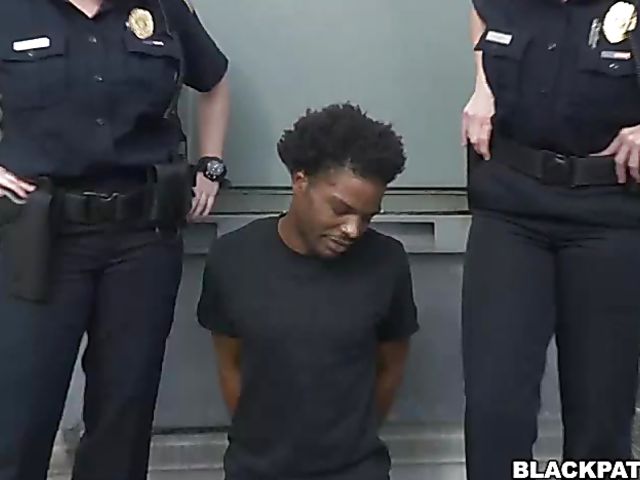Police women black dick sucking and fucking