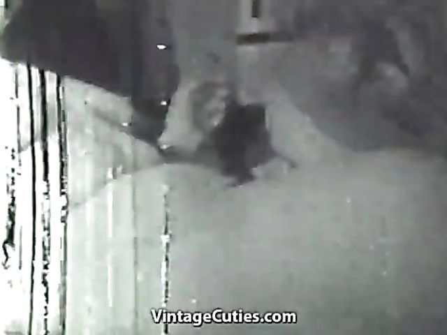 1960s black and white vintage orgy