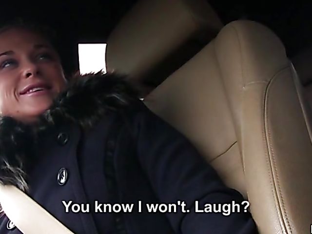 Car sex with Czech easy girl Cristal Caitlin