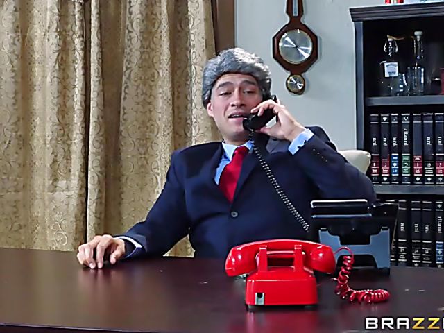 MILF Eva Karera with massive tits anal fucked by the President