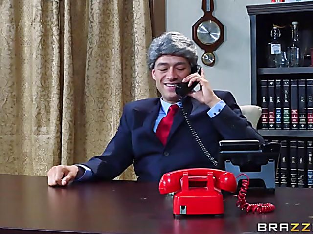 MILF Eva Karera with massive tits anal fucked by the President