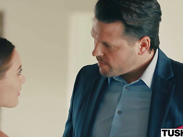 Lana Rhoades best anal experience with two men