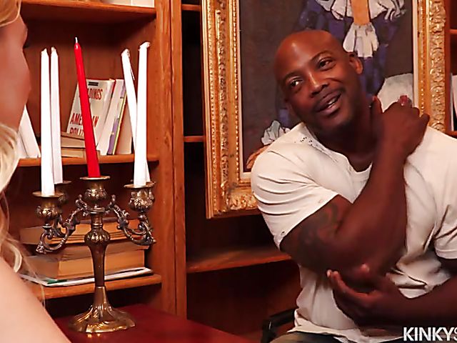 BBC massage with skinny cutie Alexa Grace