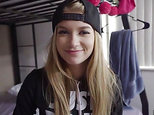 Inked teen GF Arya Fae gets shagged on camera