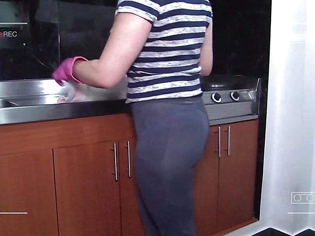 Chubby latina Valeria Cardozo drilled by a black rod