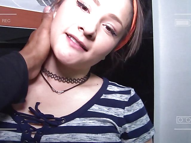 Chubby latina Valeria Cardozo drilled by a black rod