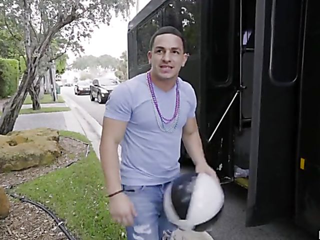 Public fuck party on the bus with teen Arya Fae