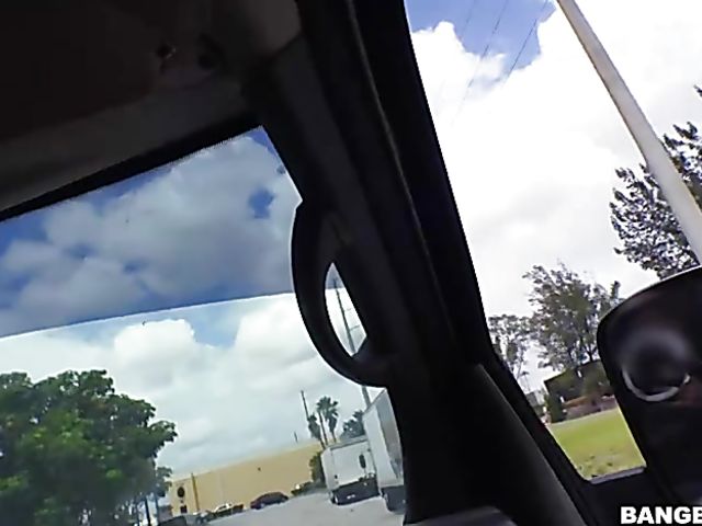 Bang van ride with flat chested teen Riley Star