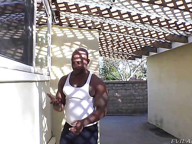 Casey Calvert anal interracial session with a bad guy