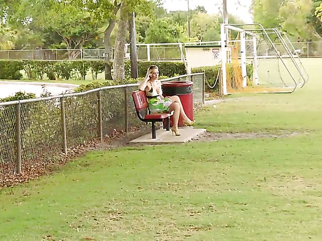 Kylie Knight - Big titty MILF picked up