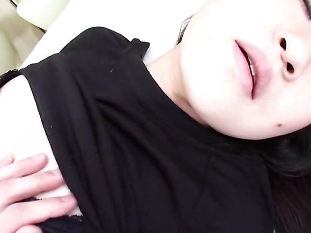 Wet asian pussy vibrated and fucked