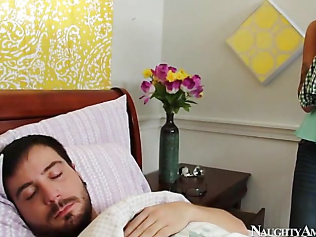 Morning blowjob and fucking with Giselle Mari