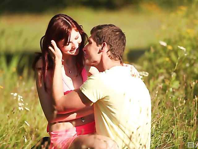 Girl-girl and boy-girl outdoor sex compilation