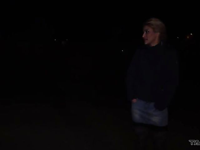 Amateur car sex with slutty Cherry Kiss