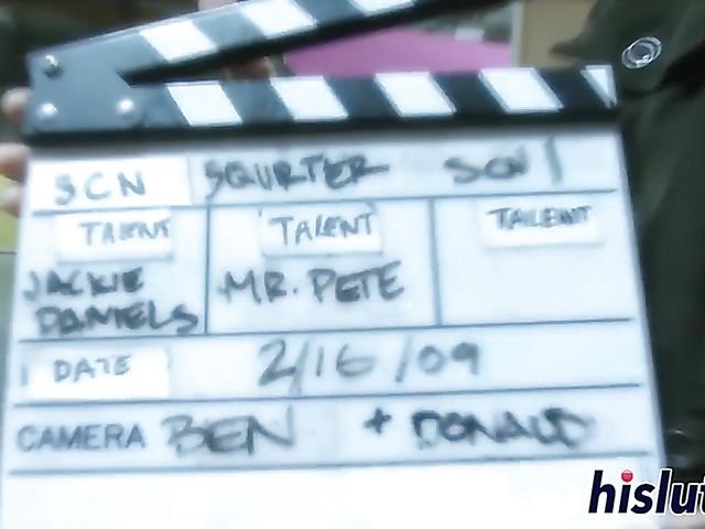 Natural tits brunette Jackie Daniels fucking like a bitch