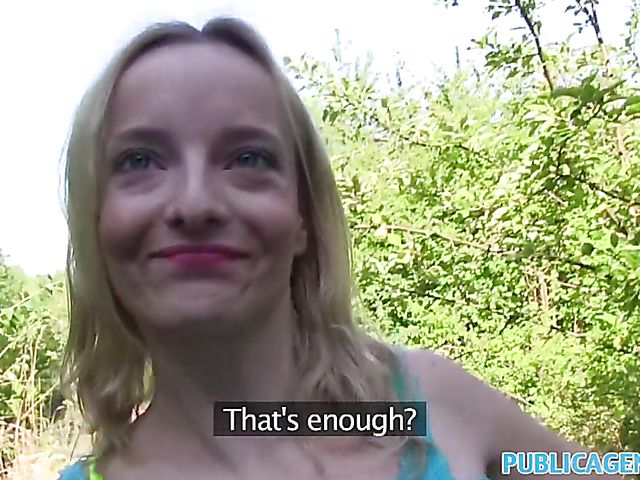 Sex for cash is ok for this naughty blonde