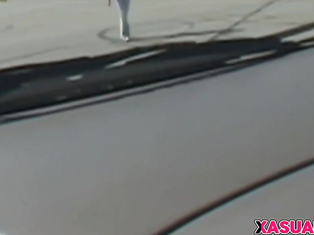 Blonde slut gets picked up and pounded