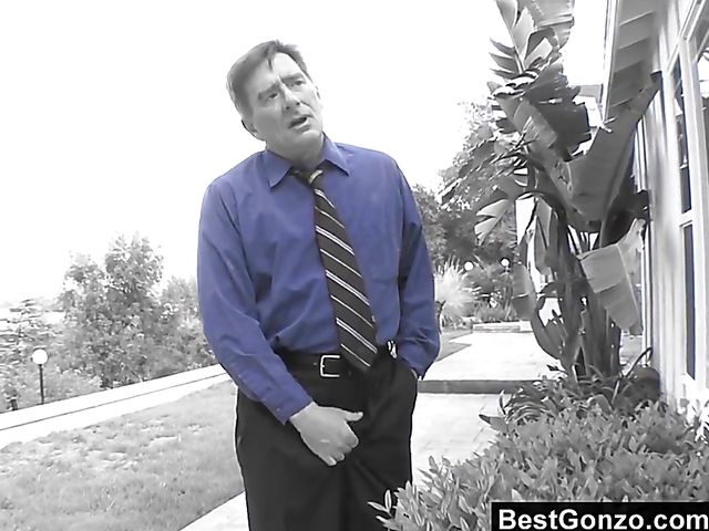 Old vs young interracial with Kyle Stone and Bella Moretti 