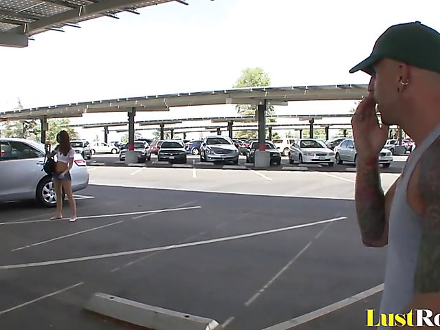 Lily Carter's shaved pussy is in desperate need of cock