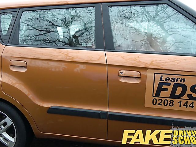 Busty British girl Harmony Reigns can't drive but can fuck