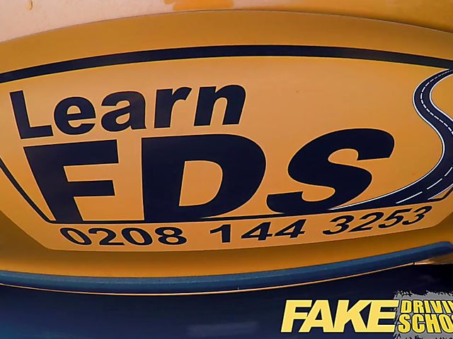 Huge tits driving student Carly gets fucked