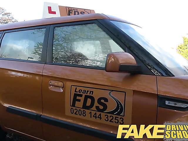 Huge tits driving student Carly gets fucked