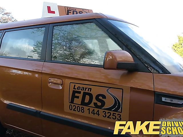 Huge tits driving student Carly gets fucked