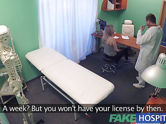 Fake doctor fucks easy patient's smooth pussy