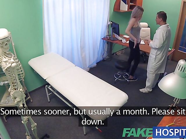 Fake doctor fucks easy patient's smooth pussy