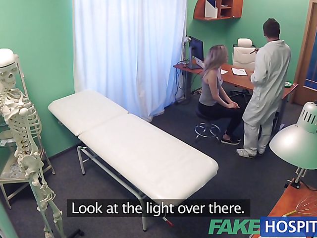 Fake doctor fucks easy patient's smooth pussy