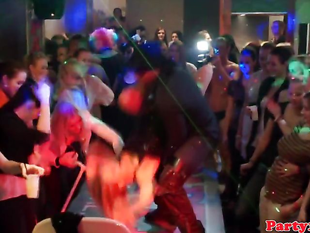 Party hardcore with blind drunk euro sluts